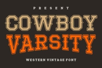 Cowboy Varsity Font: Bold & Playful Design Ideas