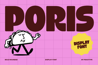 Poris Font: Elegant & Versatile Design Typography