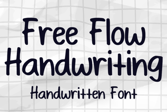 Free Flow Handwriting Font for Creative Projects