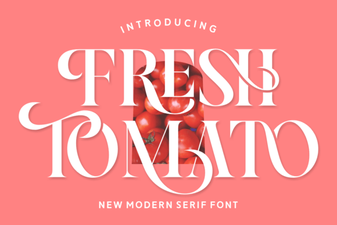 Fresh Tomato Font: a Vibrant Design Resource