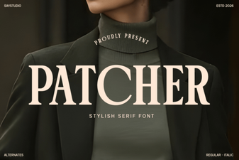Patcher Font: Creative Typography for Design Projects